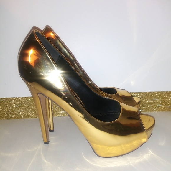 Liliana Stiletto Peep Toe Pumps - Picture 2 of 6